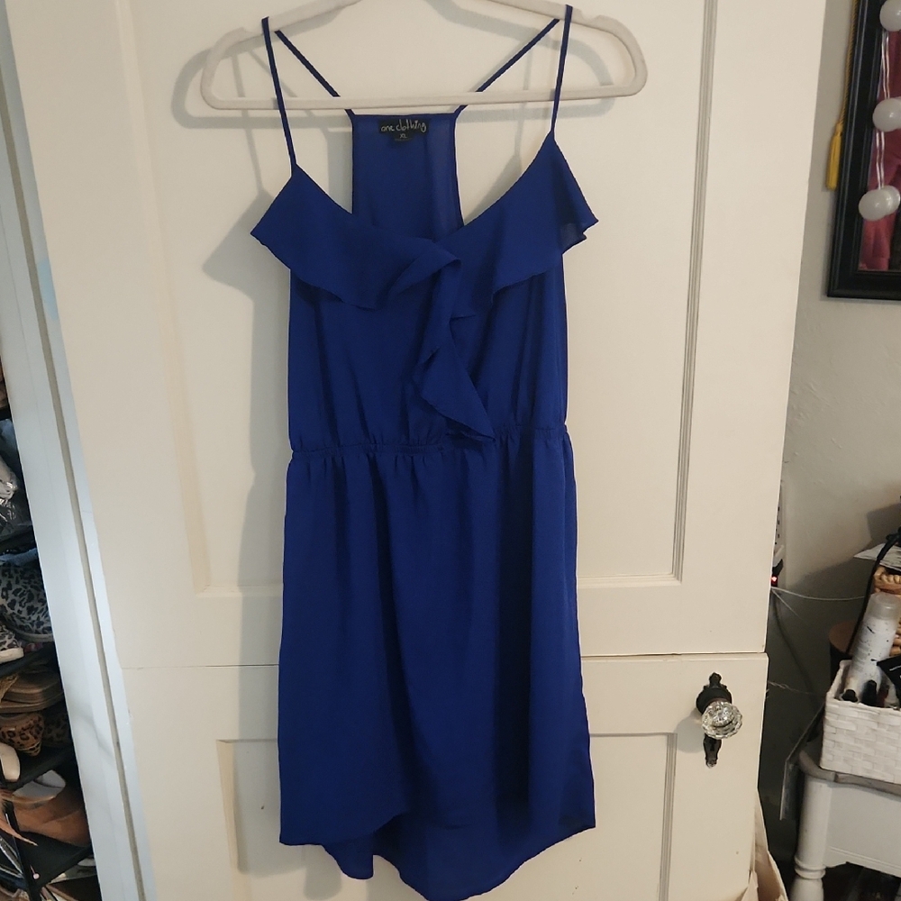 Everly Royal Blue High Low Dress